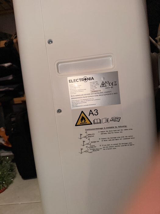 Ar Condicionado Portátil Electronia como novo