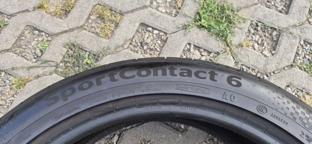 255/40r20 101Y XL Continental SportContact 6 z 2024r ładne.