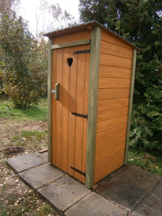 Wc drewniane / ogrodowe/ wychodek