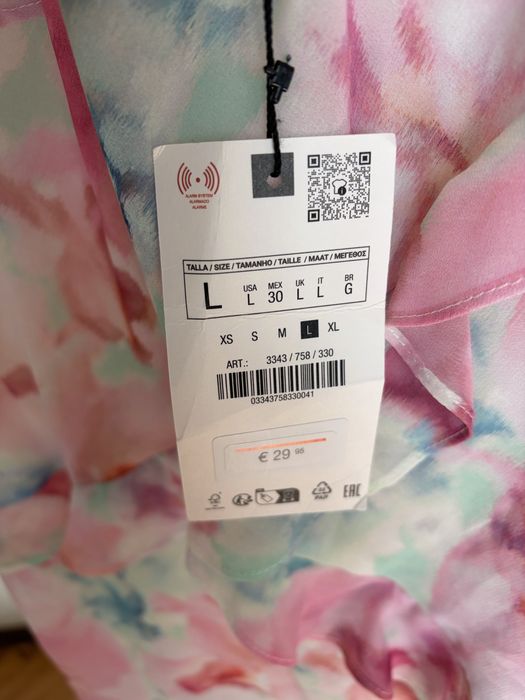 Сукня Zara L нова з біркою літня квіткова L