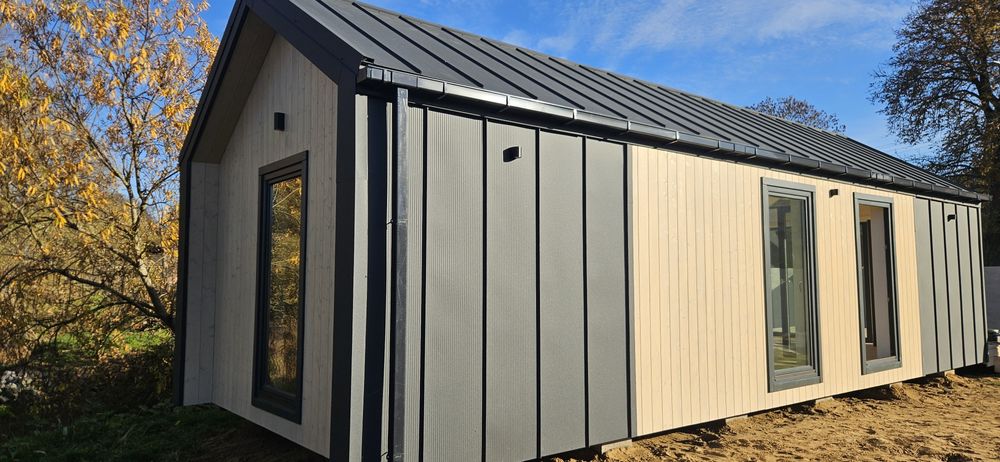 Domek mobilny nowoczesna stodoła, domek szkieletowy , biuro mobilne,