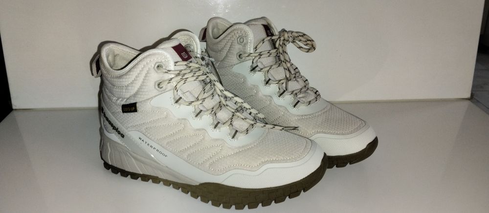 Śniegowce Baasploa Buty r.38 damskie ocieplane wodoodporne beżowe