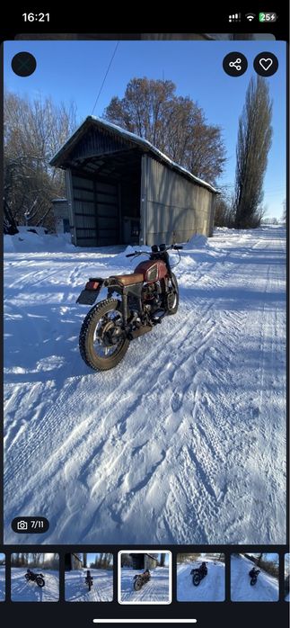 Мотоцикл мт днепр 10,36 касик к750 кастом