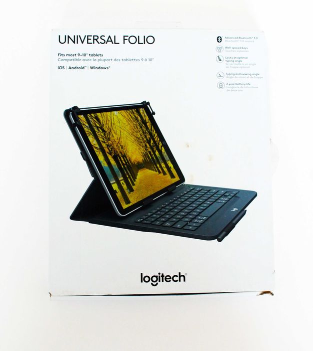 Logitech Universal Folio 9–10" etui z klawiaturą Bluetooth iOS Android
