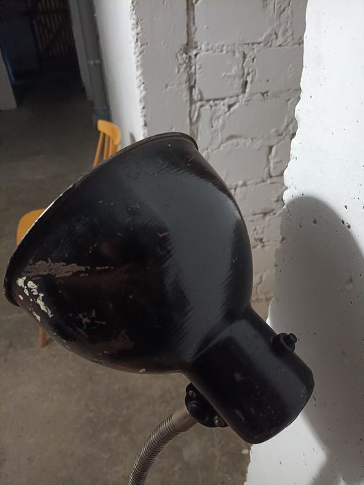 Lampa emaliowana loft
