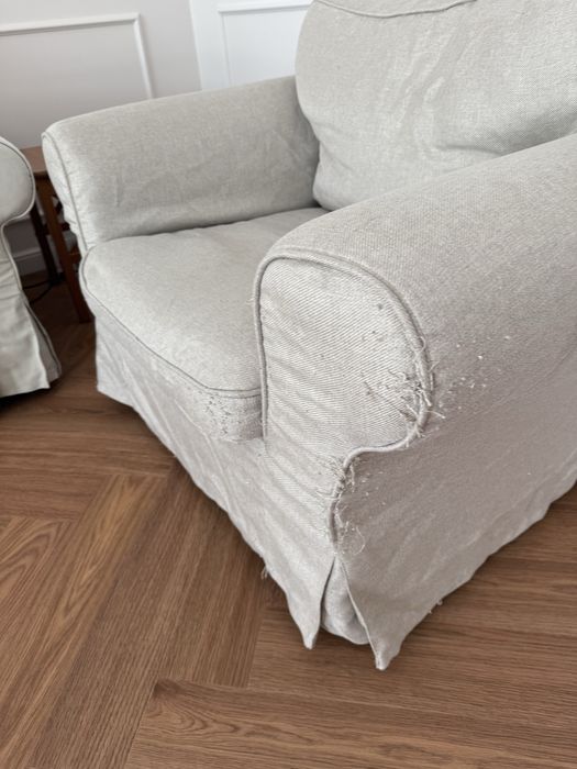 Komplet Ikea Ektorp sofa i fotel