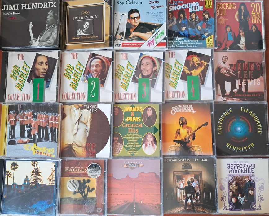 CD (Audio) Presley Beatles Rolling Stones Marley Jethro Trull Doors