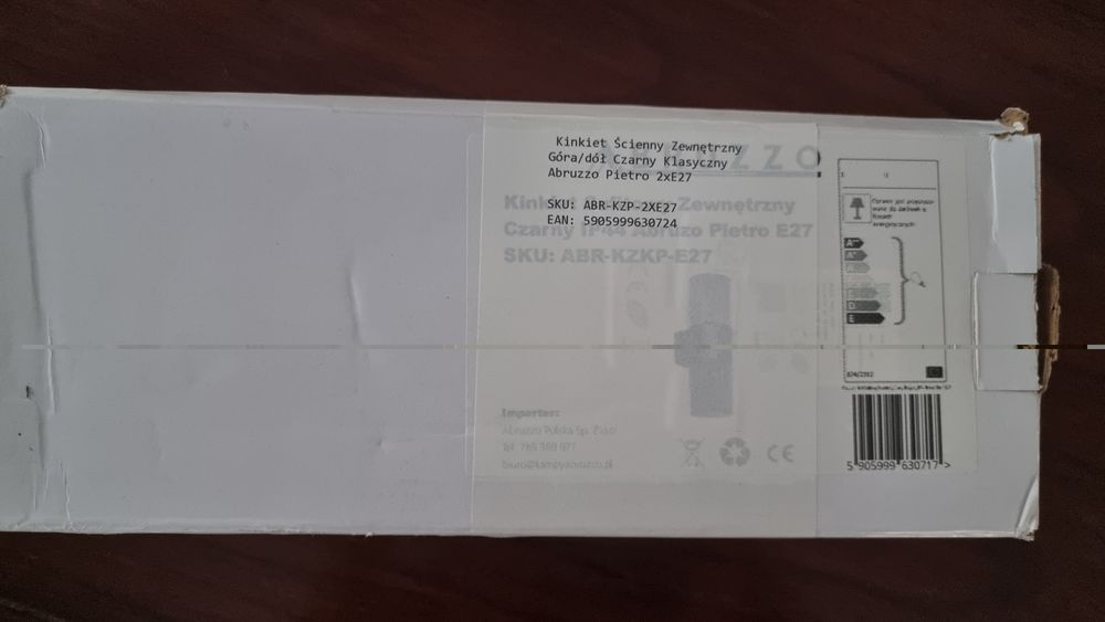 Komplet kinkietów zewnętrznych Abruzzo Pietro-nowe