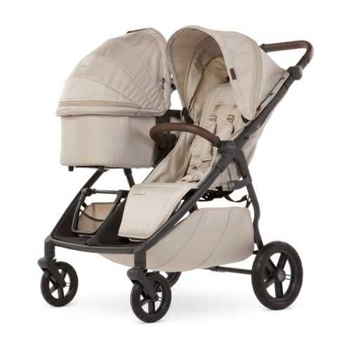 MEGA ZESTAW wózek bliźniaczy MAST M.TWIN X LION + adaptery do fotelika