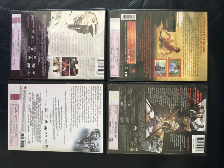 Diversos DVD's, Preço Unitário: 2,50 Euros