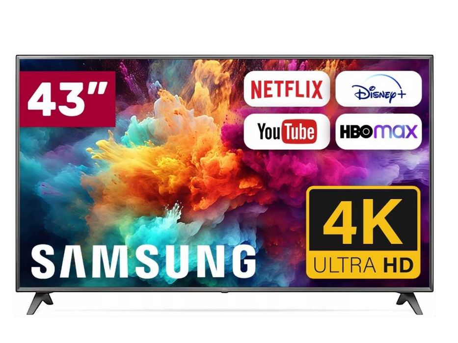 TV SAMSUNG"  4K Smart-tv  dvb-t2 gwarancja