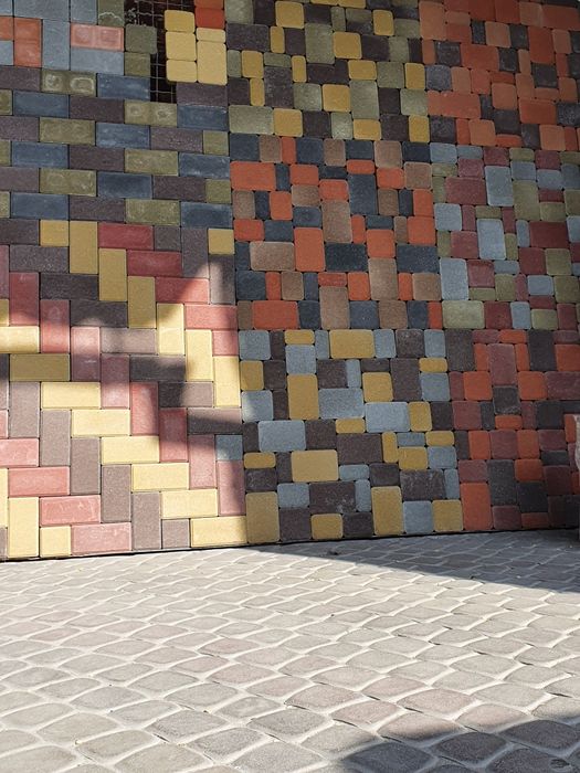 плитка тротуарная старый город  шлакоблок бордюр