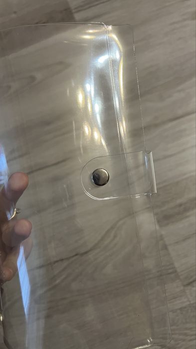 Прозора обкладинка для планера, блокноту А5, кільцевий механізм