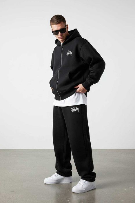 Спортивний чоловічий костюм оверсайз на зіп