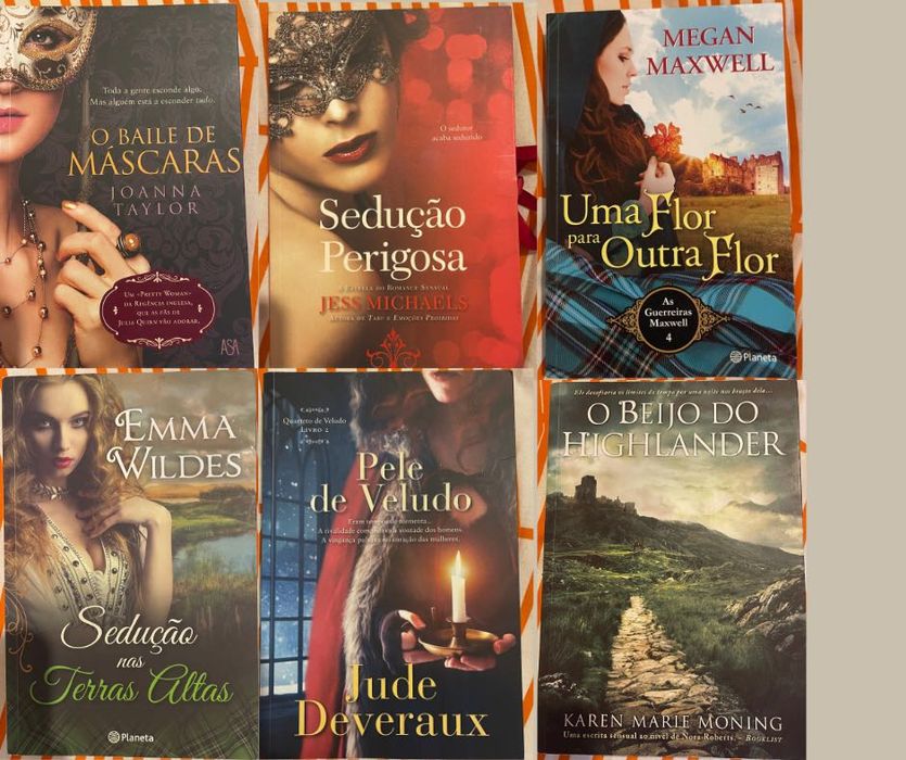 Romances - ótimo estado - Madeline Hunter, Megan Maxwell, Tessa Dare