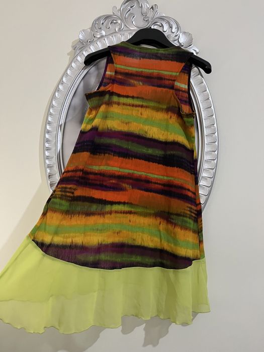Camisola multicolor com folho