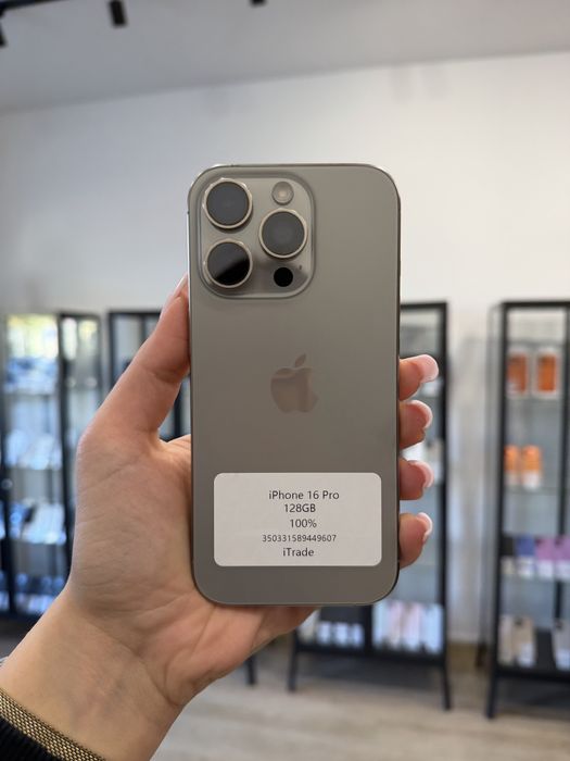 Telefon iPhone 16 PRO 128GB Szary Apple Gwarancja iTrade