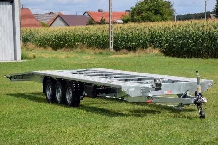 Wynajem przyczep typu laweta na 2 auta lub 6m|Wynajem aut dostawczych|