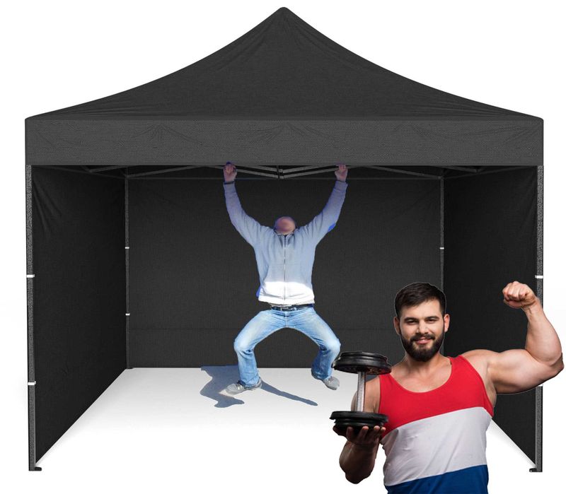 30kg 3x3 9m2 Namiot Handlowy Ogrodowy Pawilon Ekspresowy Targowy Turek