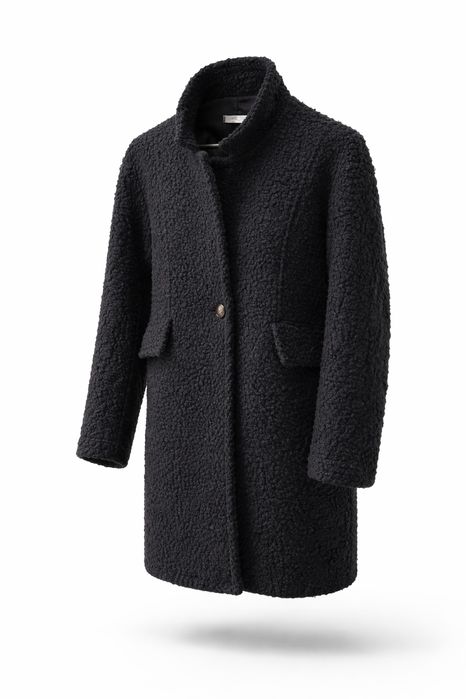 Шуба Teddi Італійське зимове вовняне пальто автоледі