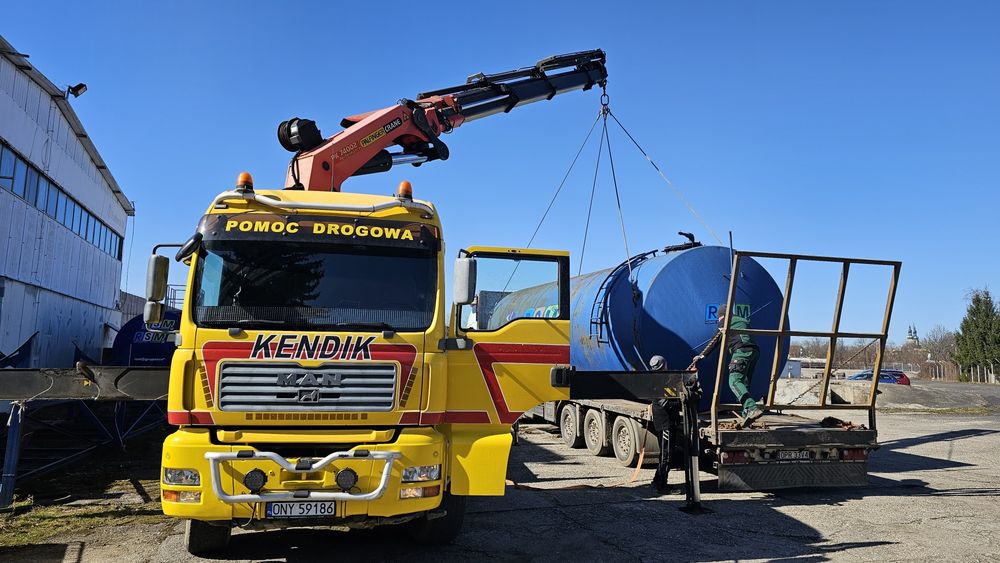 Usługi dźwigowe HDS transport