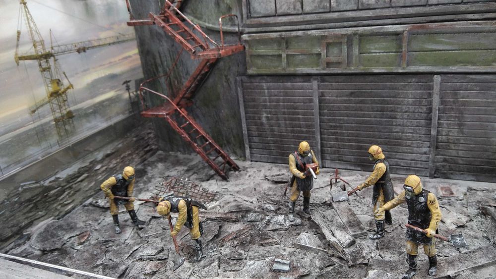 Диорама для масштабных фигурок. Моделизм. Макеты. Виньетки