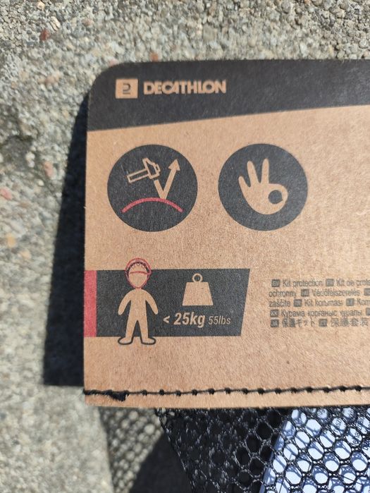 Decathlon kit proteção criança