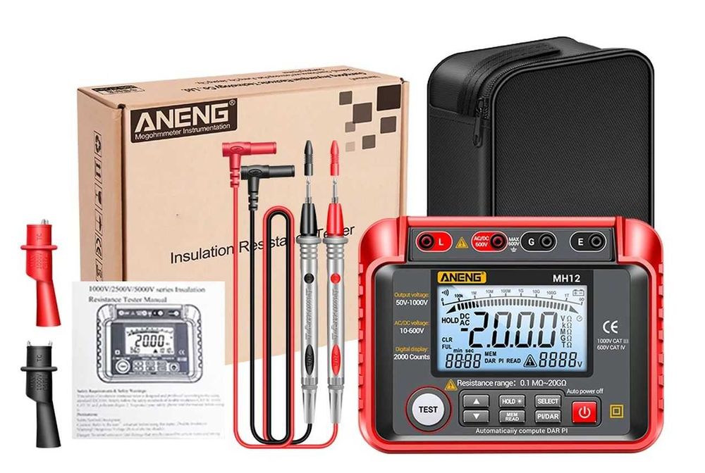 Мегомметр Aneng MH12 (з дефектом)