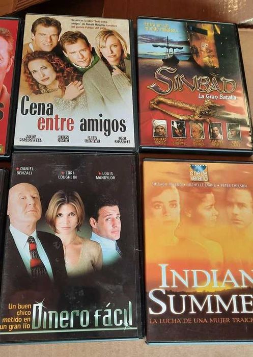 Lote de 22 dvd filmes com idioma ou legendas em Castelhano