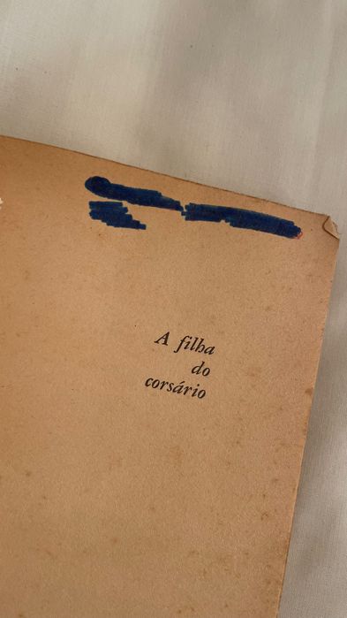 Livro A Filha Do Corsário