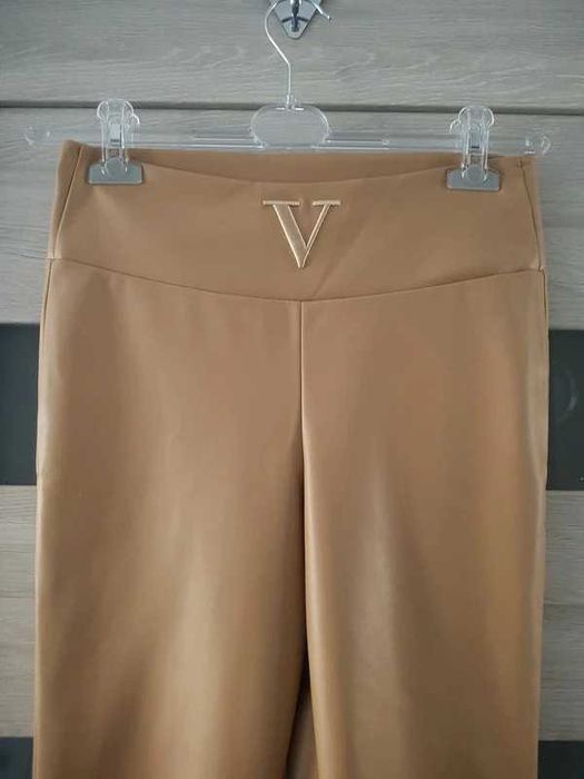 Velsatino legginsy skórzane ekoskóra M
