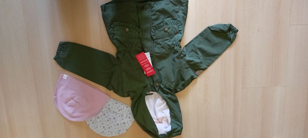 Nowa kurtka parka smyk cool club+ czapki hm 92 + komin