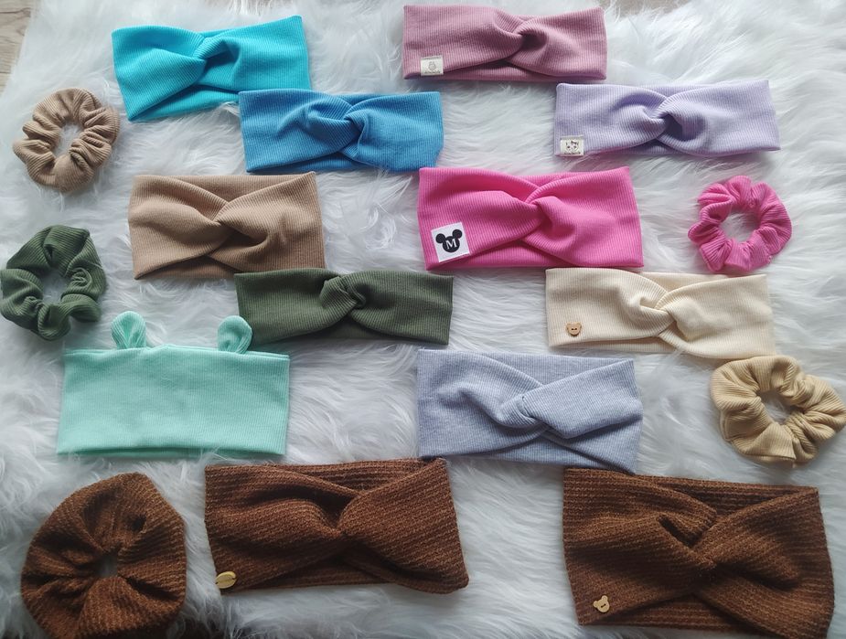 Opaski i frotki Scrunchie