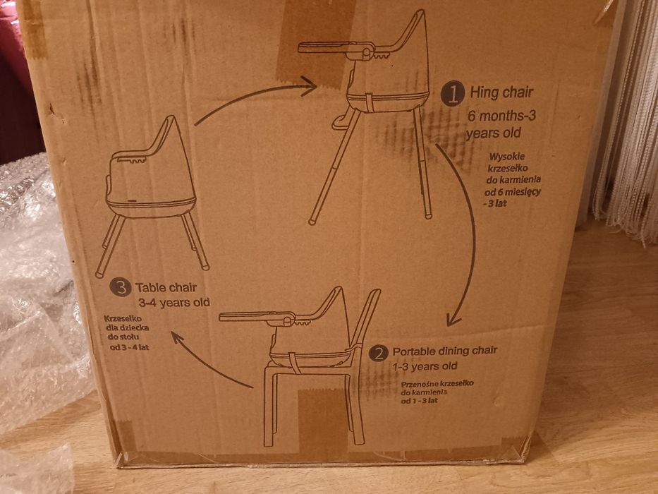 Wielofunkcyjne krzesełko do karmienia