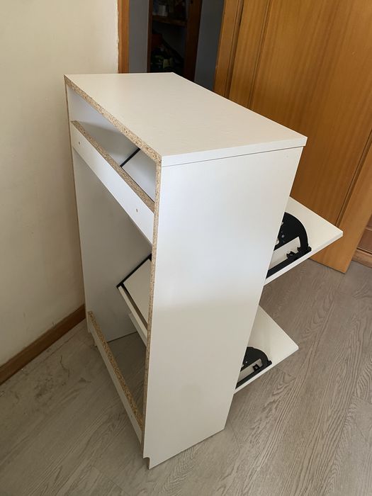 Sapateira IKEA BISSA branca