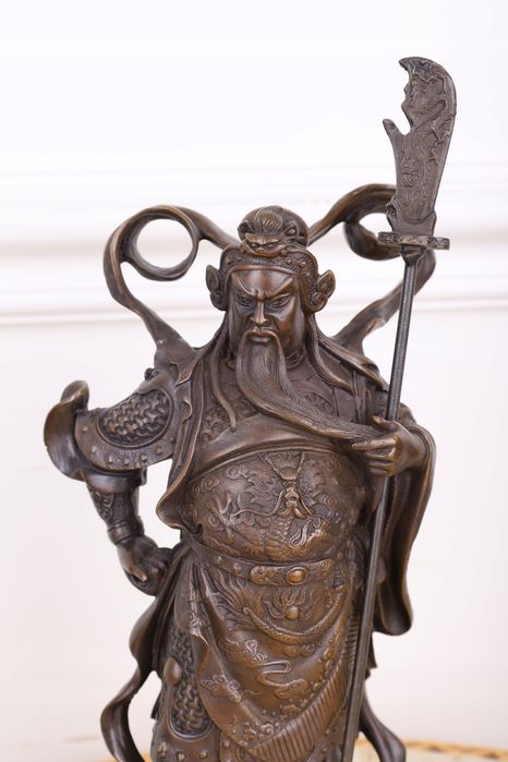 Samurai Figura Z Brązu 26 Cm