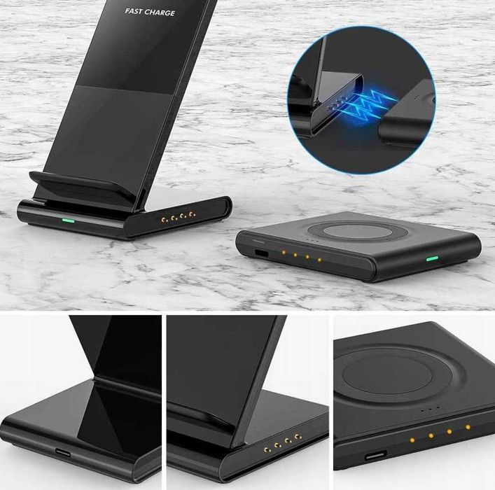 Hoidokly ładowarka Qi indukcyjna Dual Fast 2W1