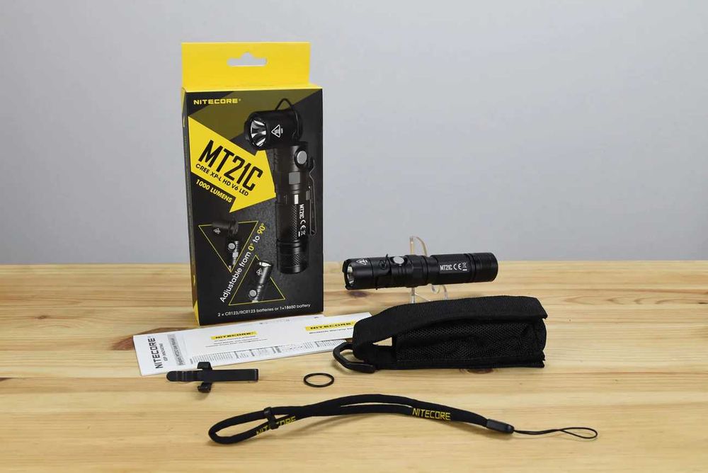 Nitecore MT21C Багатофункціональний Ліхтар з Магнітом 1000 Люмен 184 м