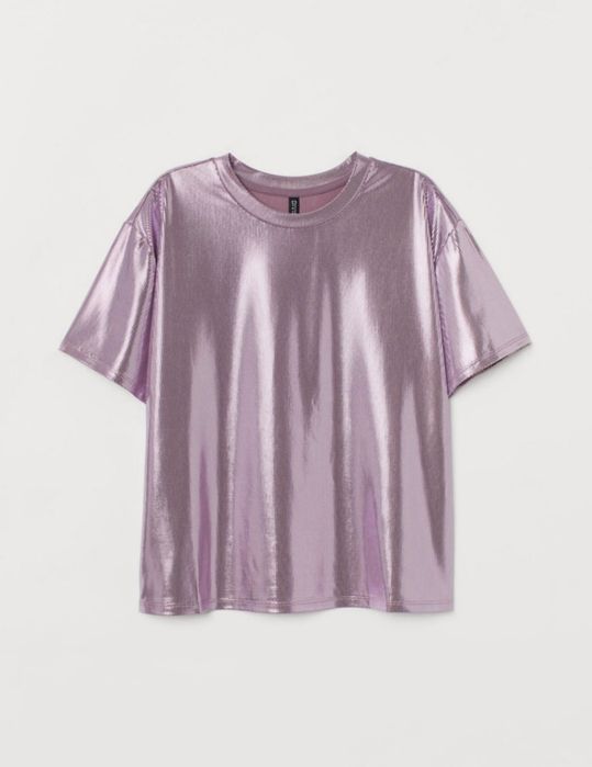 Блискуча футболка H&M