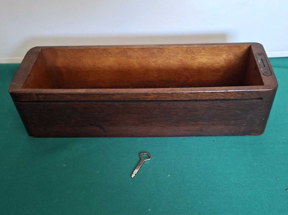 Gaveta de madeira, original, para móvel de máquina de Costura Singer