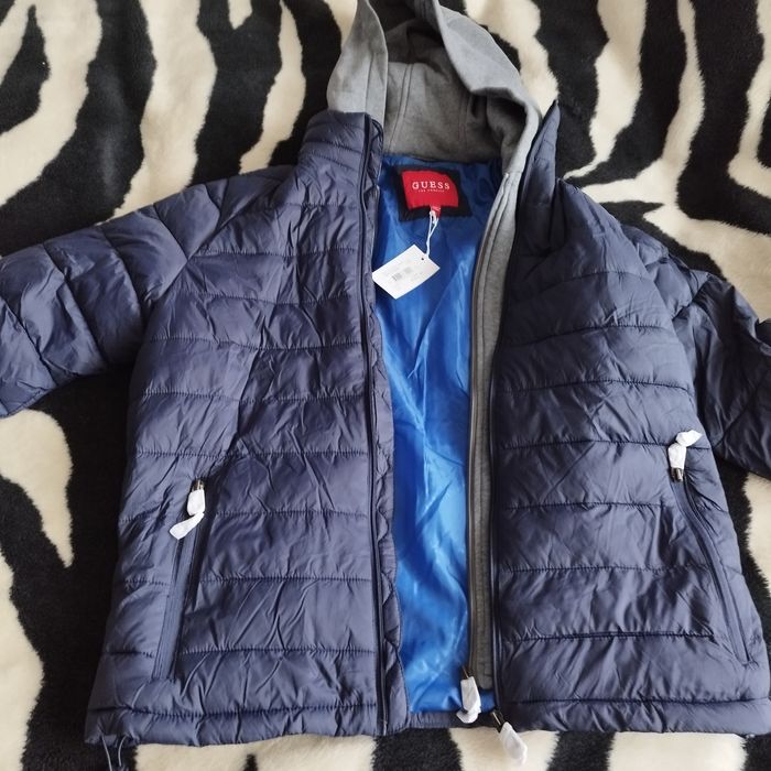 Kurtka przejściowa kolor granatowy