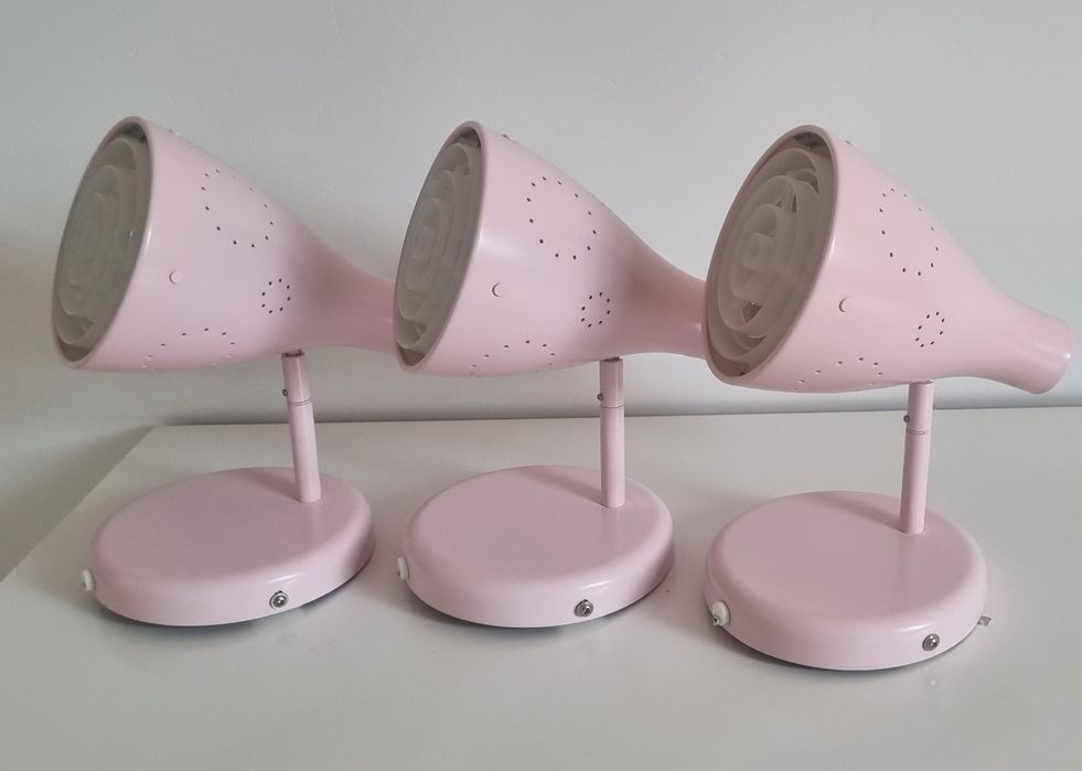 Kinkiet różowy IKEA. 3 szt.