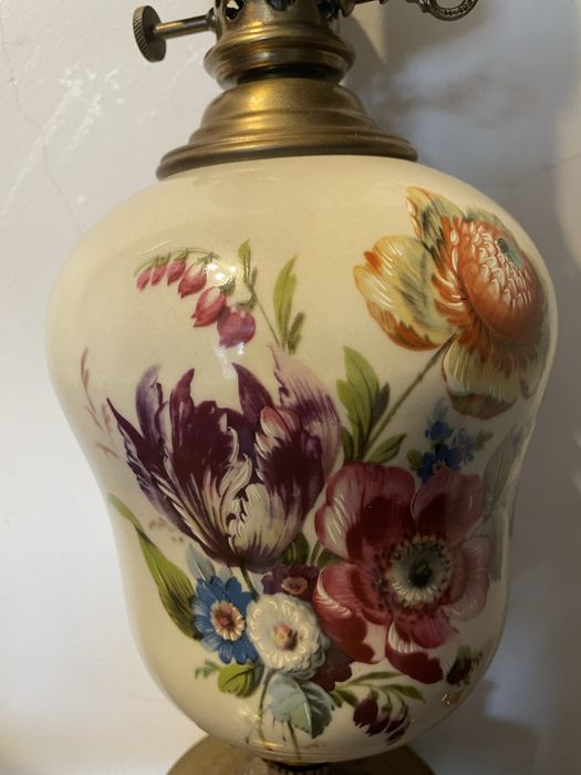 Candeeiro vintage de ceramica