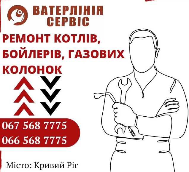 Ремонт та обслуговування газоводяного обладнання