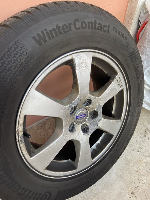 Jantes originais Volvo XC60 + pneus Continental Novos (Winter) x4