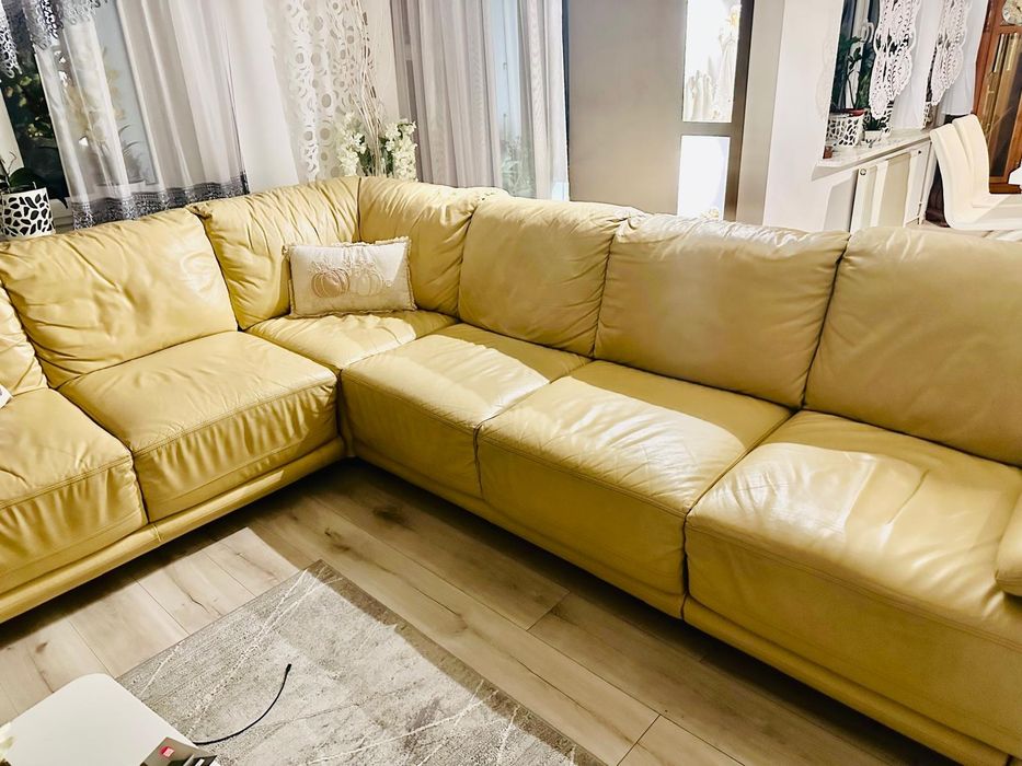 Eleganckie meble:  Sofa ze skóry naturalnej cielęcej