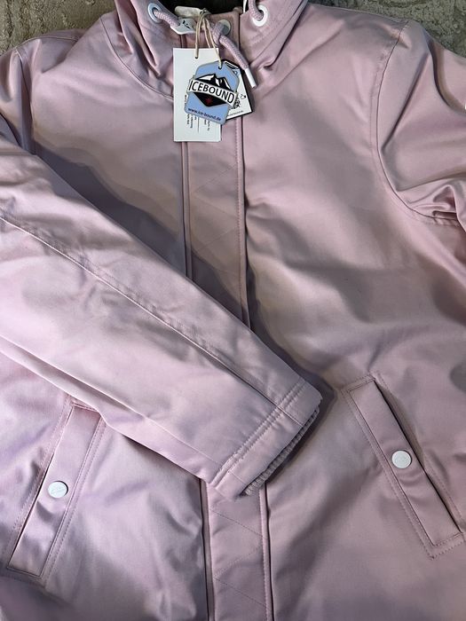 Kurtka zimowa narty różowa