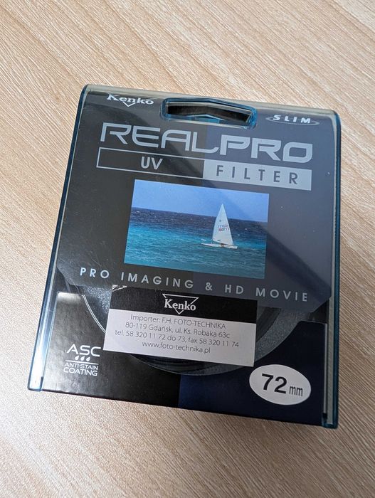 Filtro UV Kenko Tokina RealPRO 72mm
