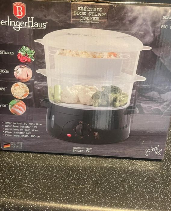 Nowy parowar BerlingerHaus BH-9378 6L 800W