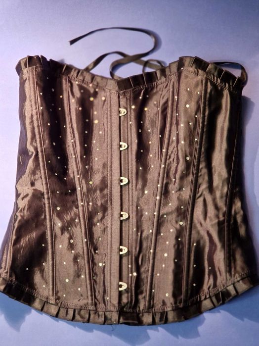Gorset czarny elegancki